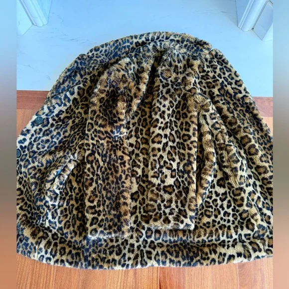 ZARA 🧥 Leopard Print Teddy Coat ANIMAL PRINT Women Jacket FAUX FUR Size XS TRF - Picture 10 of 17